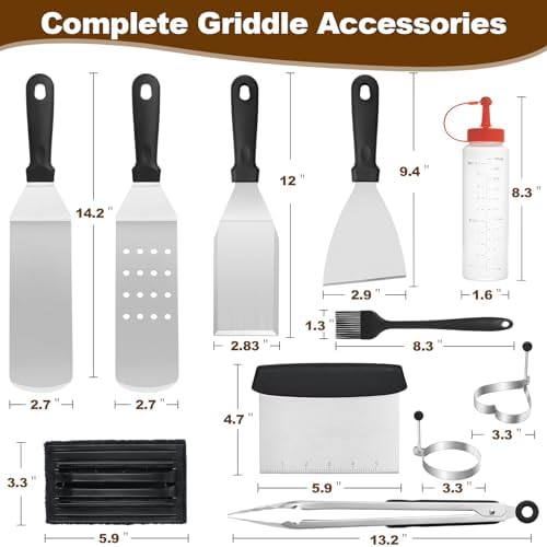 14PCS Griddle Accessories Kit  - Camping Cooking Accessories Set 리뷰 및 가격